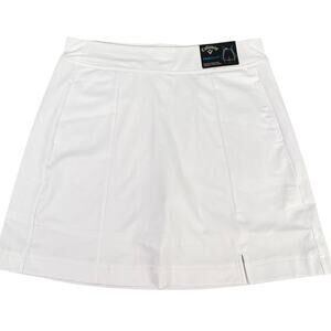 Callaway Women's White Opti-Dry Sport Skirt NEW Medium Golf Tennis Skort